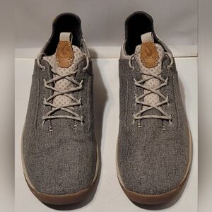 OluKai Nanea Li Men’s Size 12 Gray Lace Up Casual Comfort Sneakers 10485-BN2